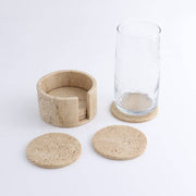 Coaster Set Travertine