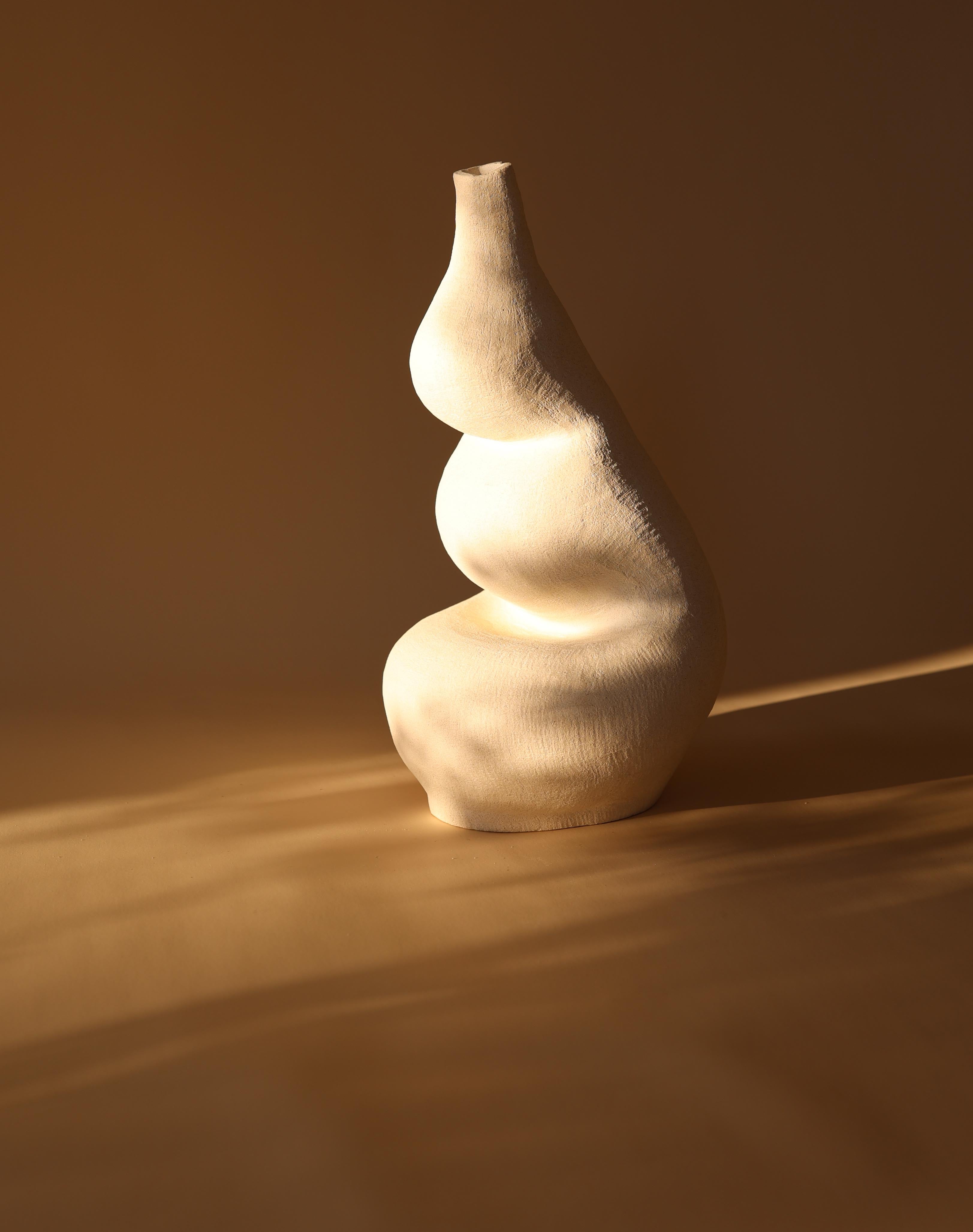 White Form Vase