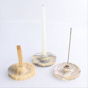 Palo Santo/Incense/Candle Holder Mexican Onyx