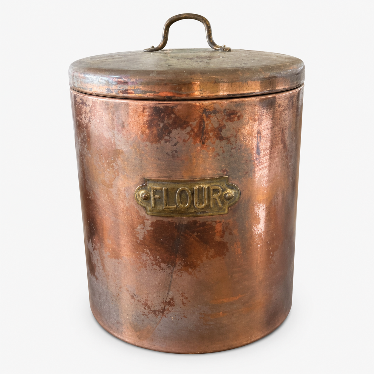 Flour Copper Canister