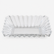 Large Crystal Rectangle Bowl