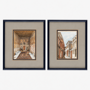 Navy Blue Frame w/ Print