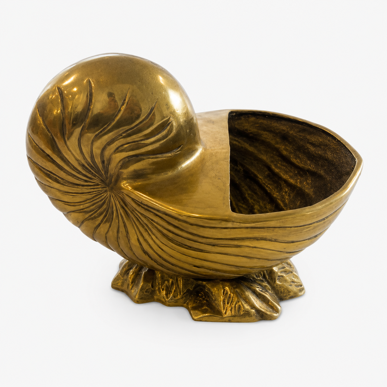 Brass Shell Planter