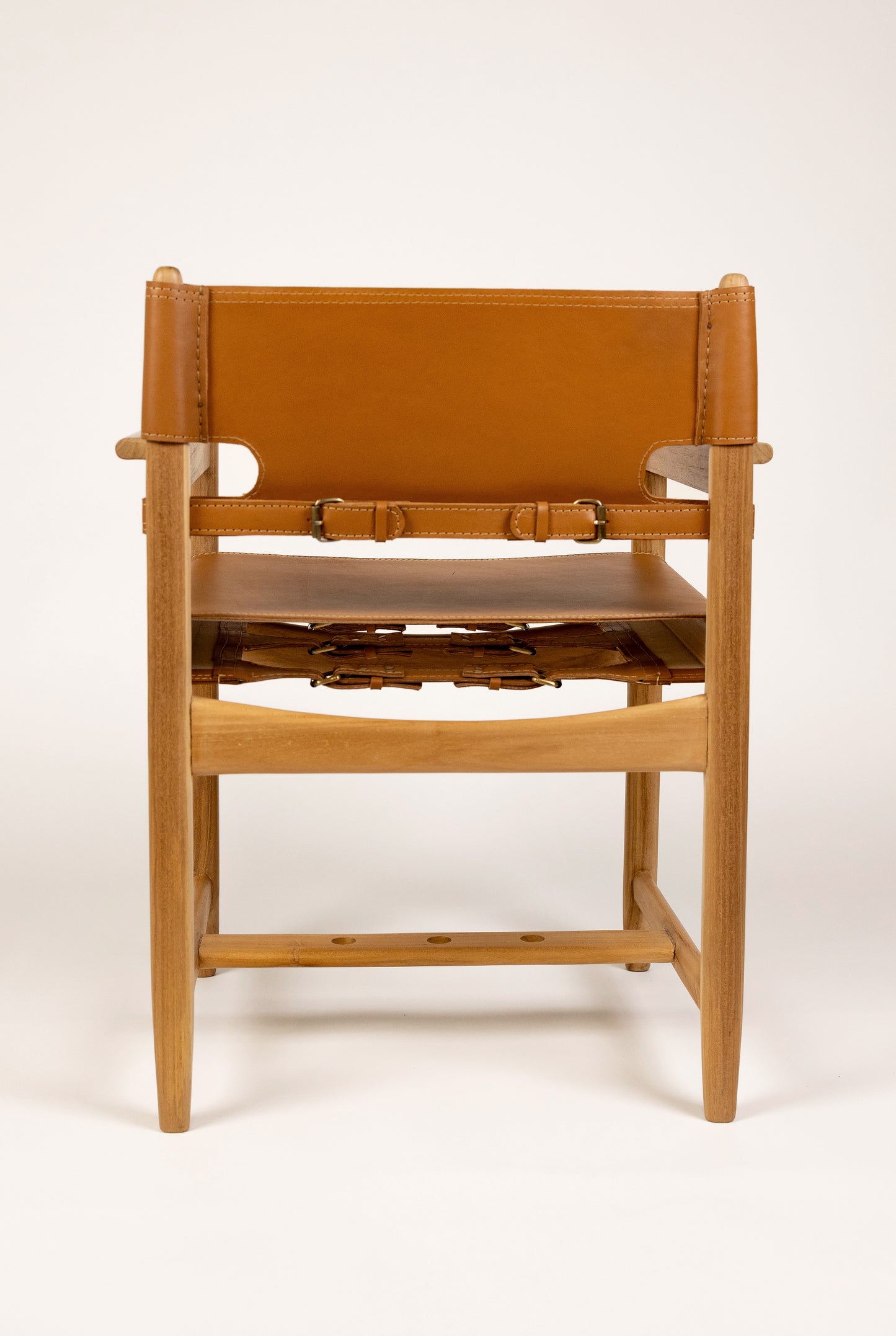 Leather Strap Safari Dining Chair