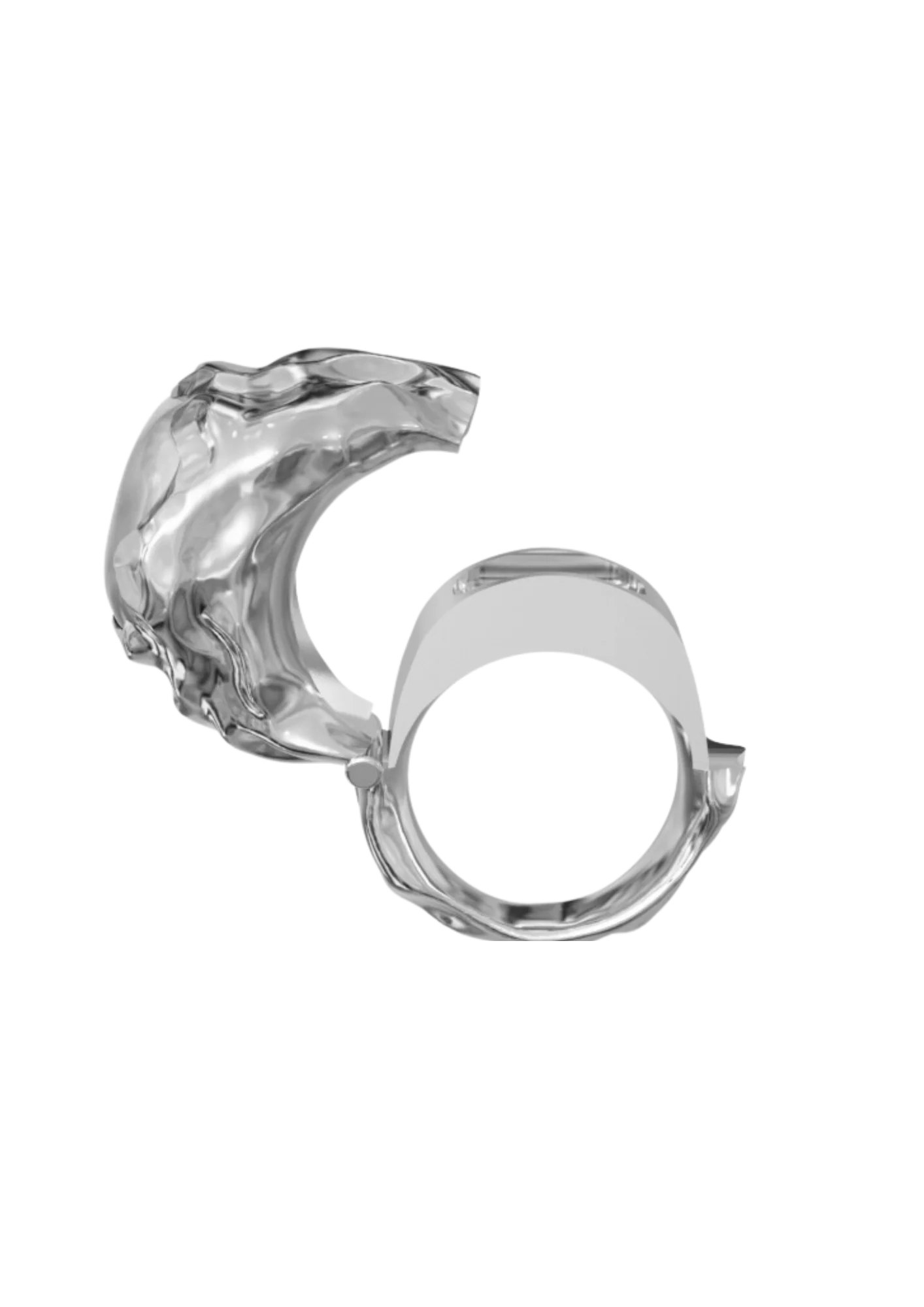 Mallorca Lip Balm Ring Silver