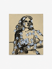 "Untitled" Woman with Flowers