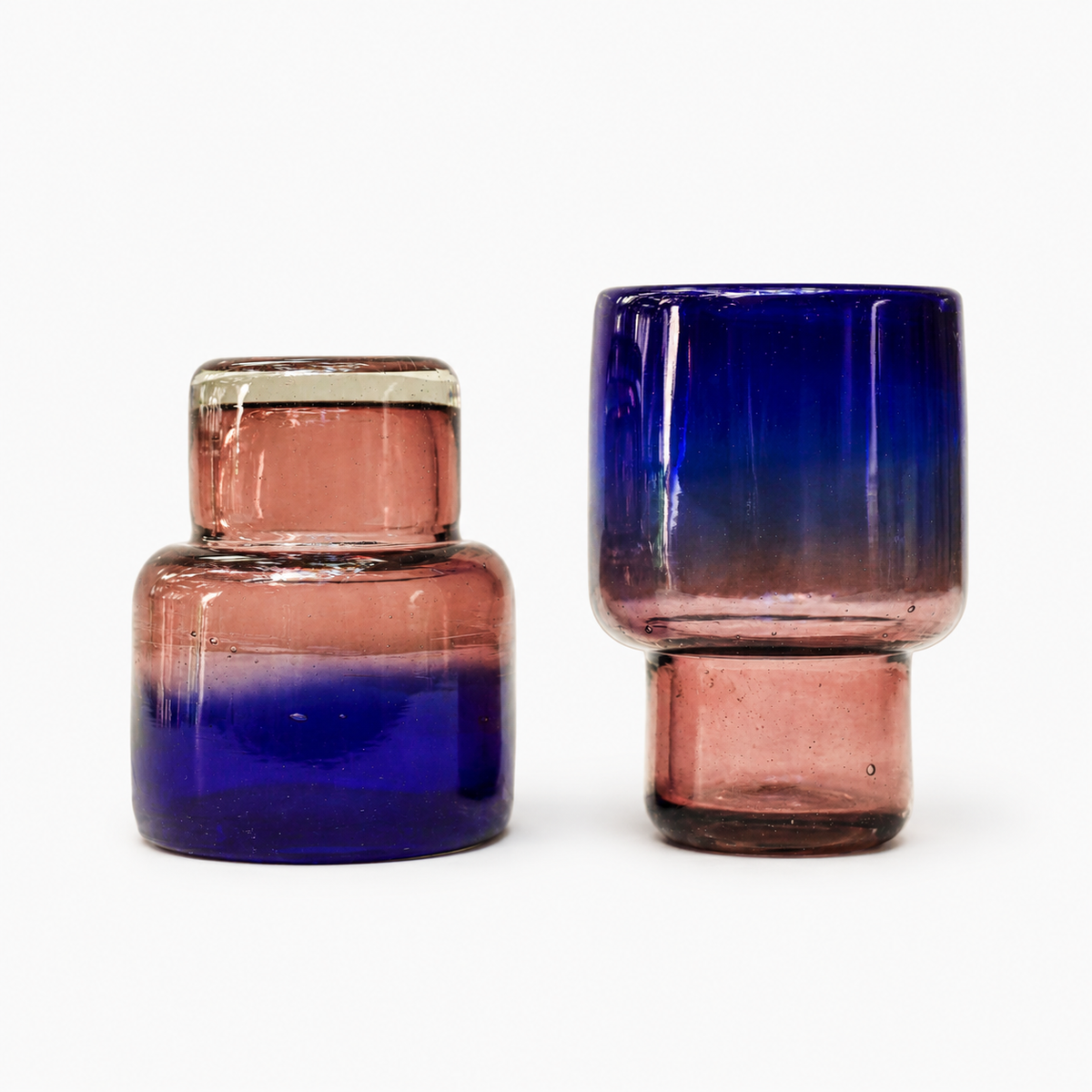 Hand Blown Stacking Glass Tumbler - Guadalajara