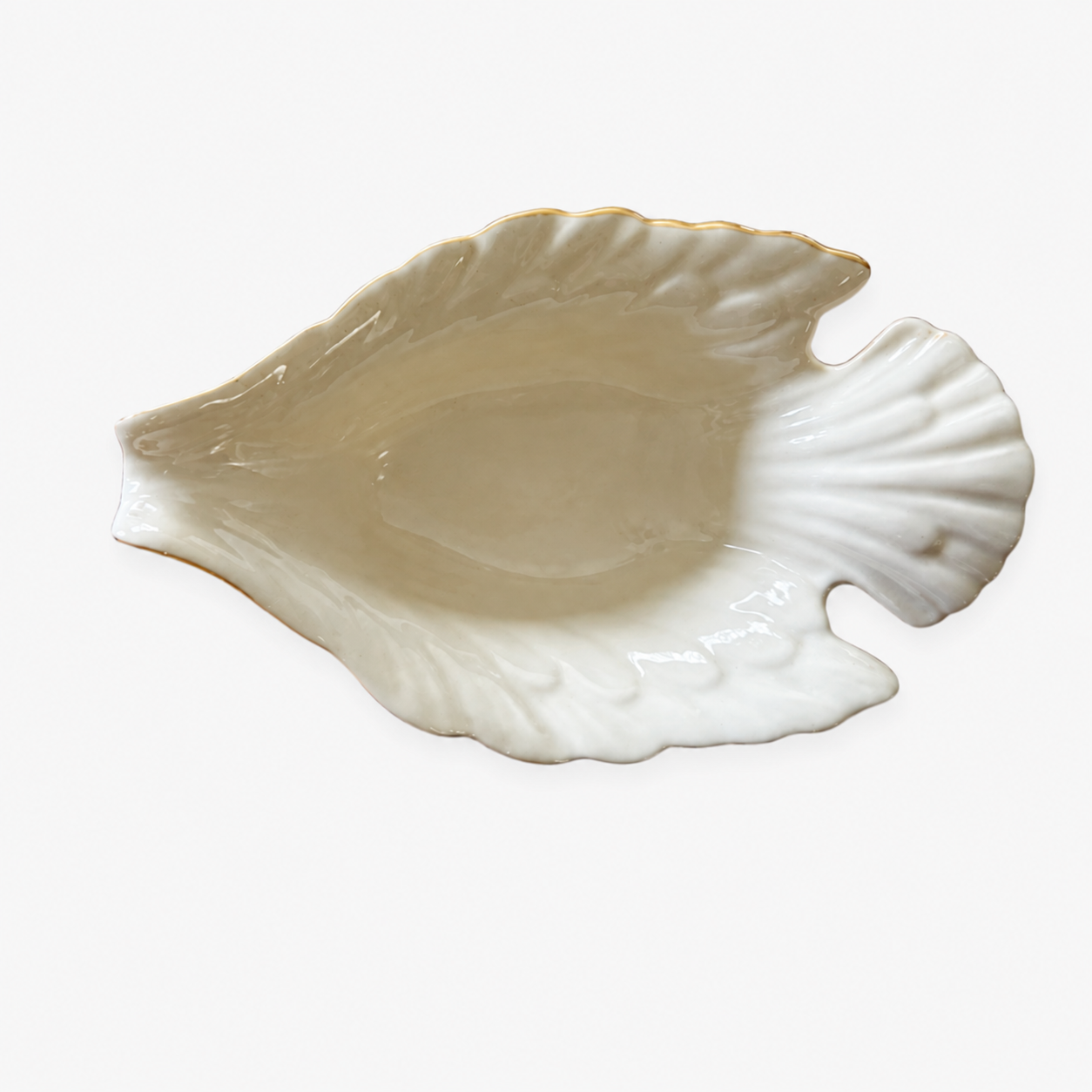 White Ceramic Dove Dish