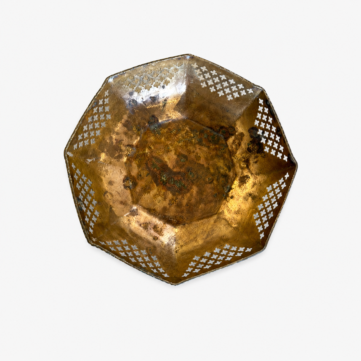 Brass Cutout Bowl