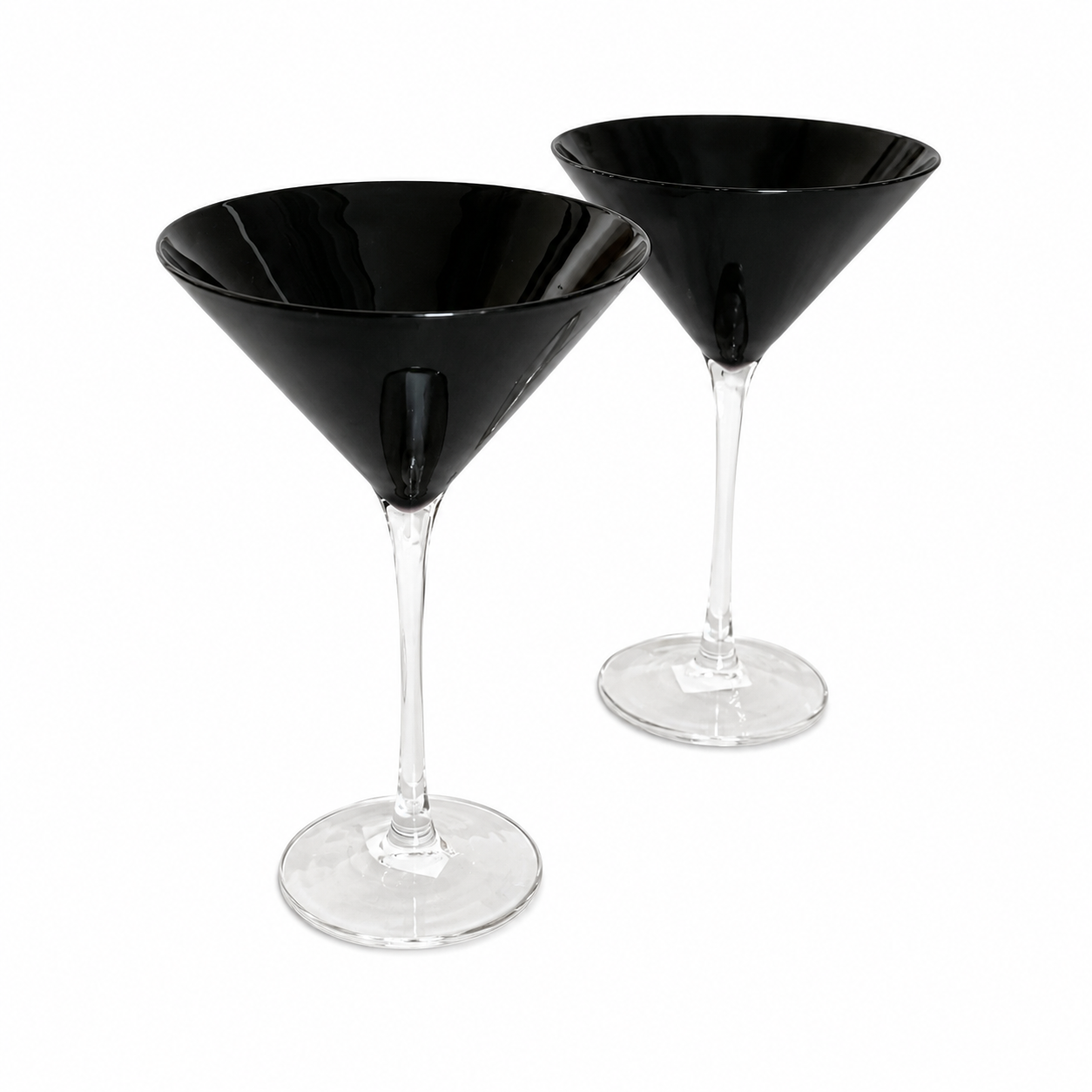 Black Martini Glasses