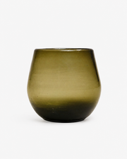 Ronde Blown Glass, Olive Green