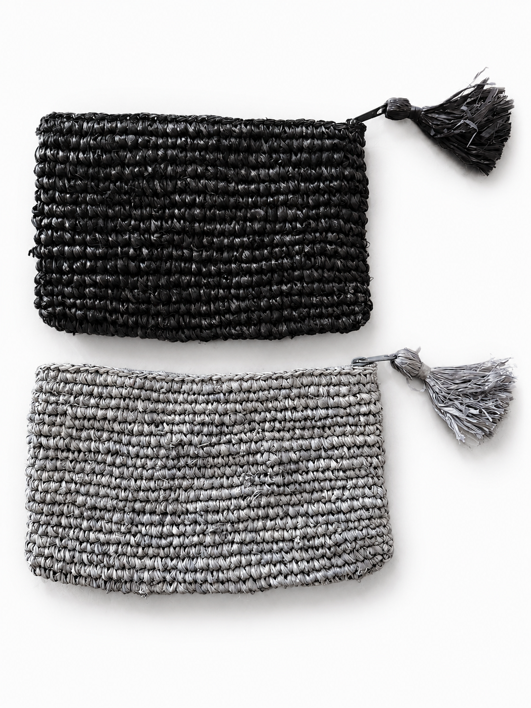 Raffia Clutch