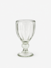 Handblown Fluted Wine Glass
