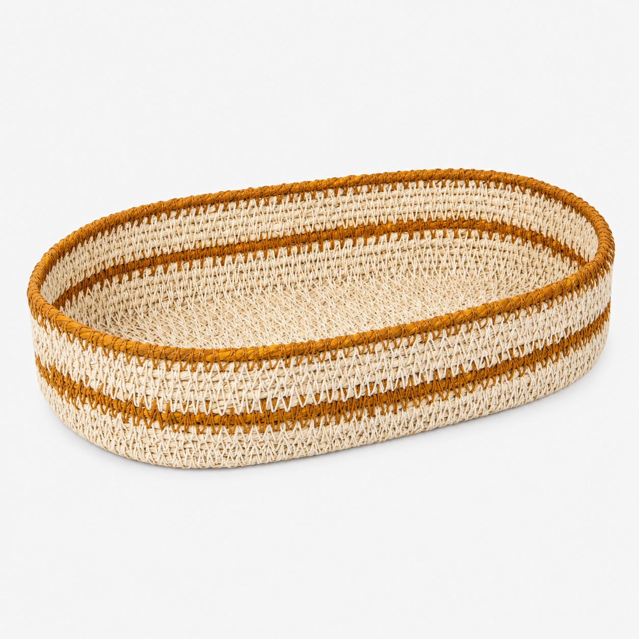 Linear Seagrass Oval Tray