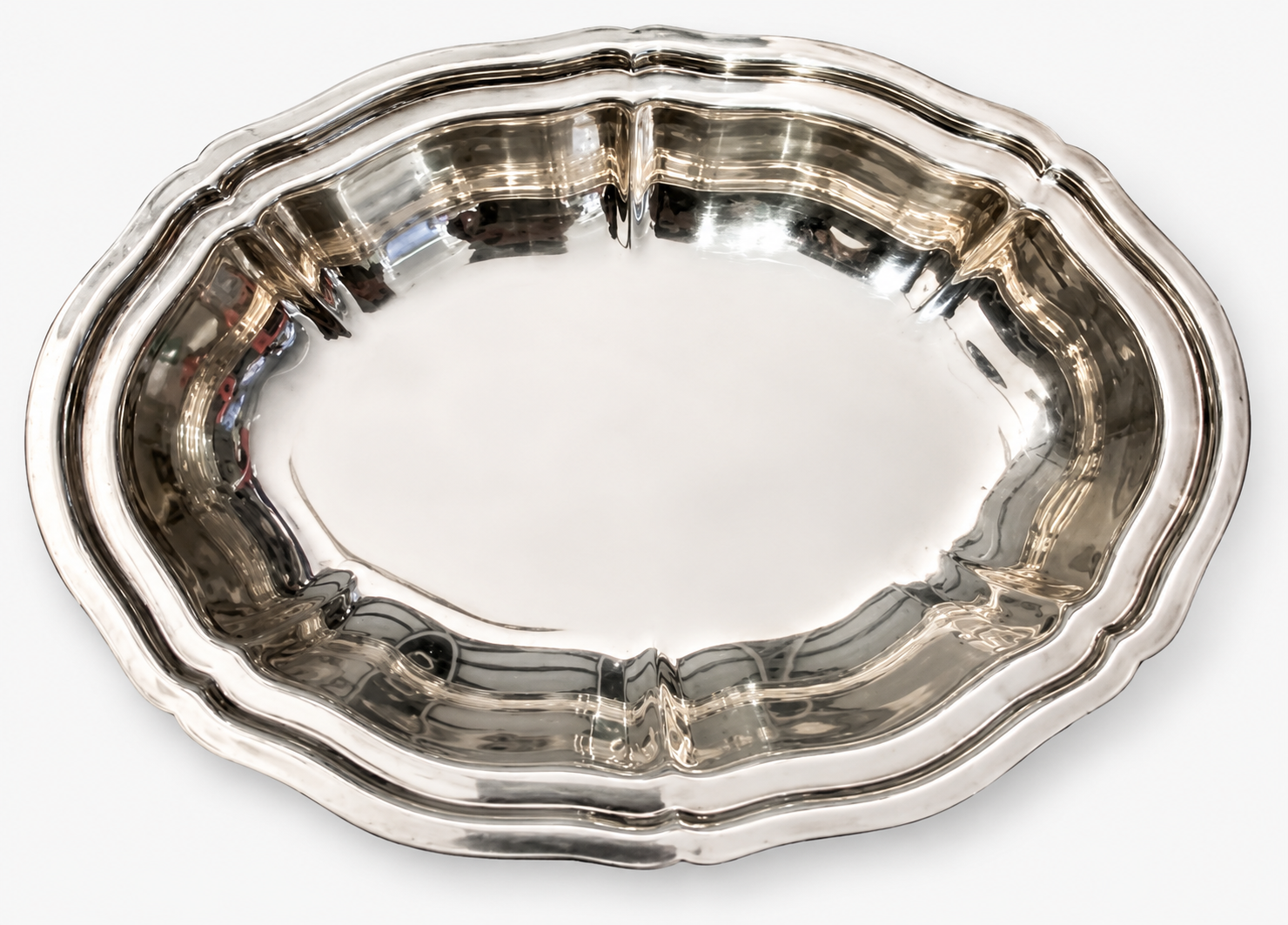 Oval Silver Tray