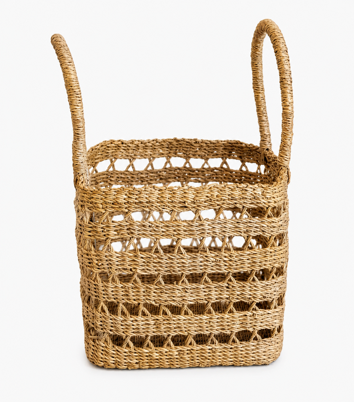 Handmade Square Storage Basket Medium