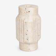 Altis Travertine Candle Holder Tall