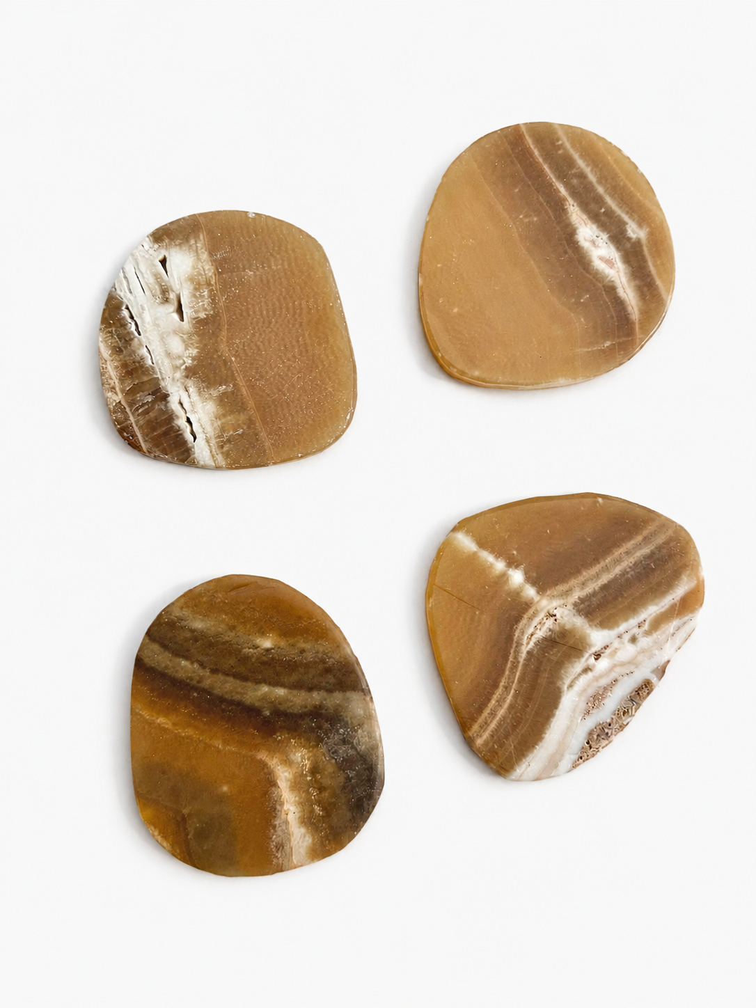 Chocolate Onyx Coaster Set