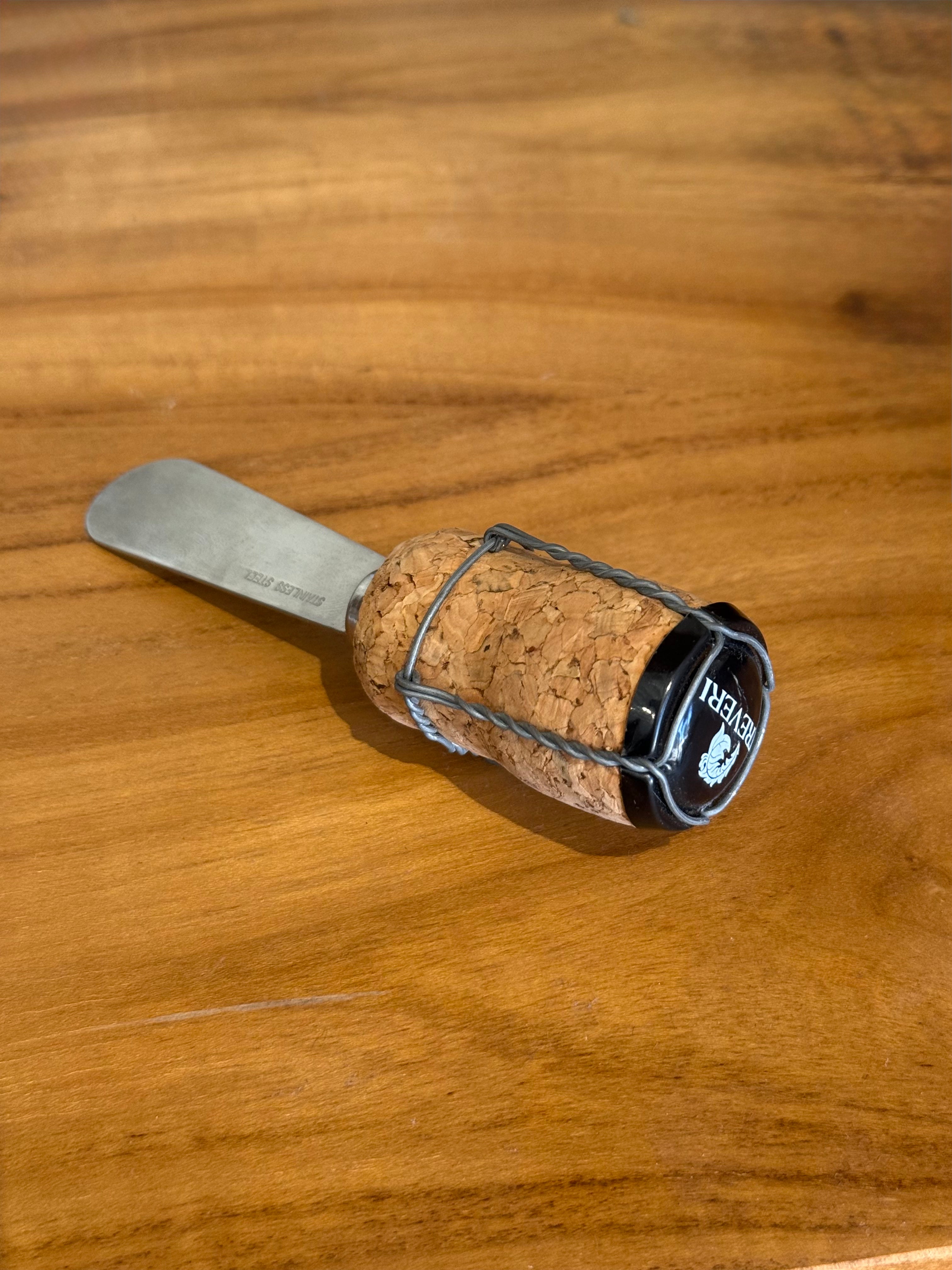 Champagne Cork Cheese Spreader