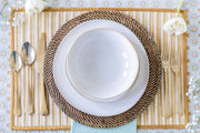 Reversible Quilted Placemats Set of 4