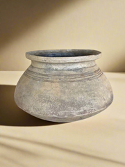 Clay Pot w/ Iron Ring