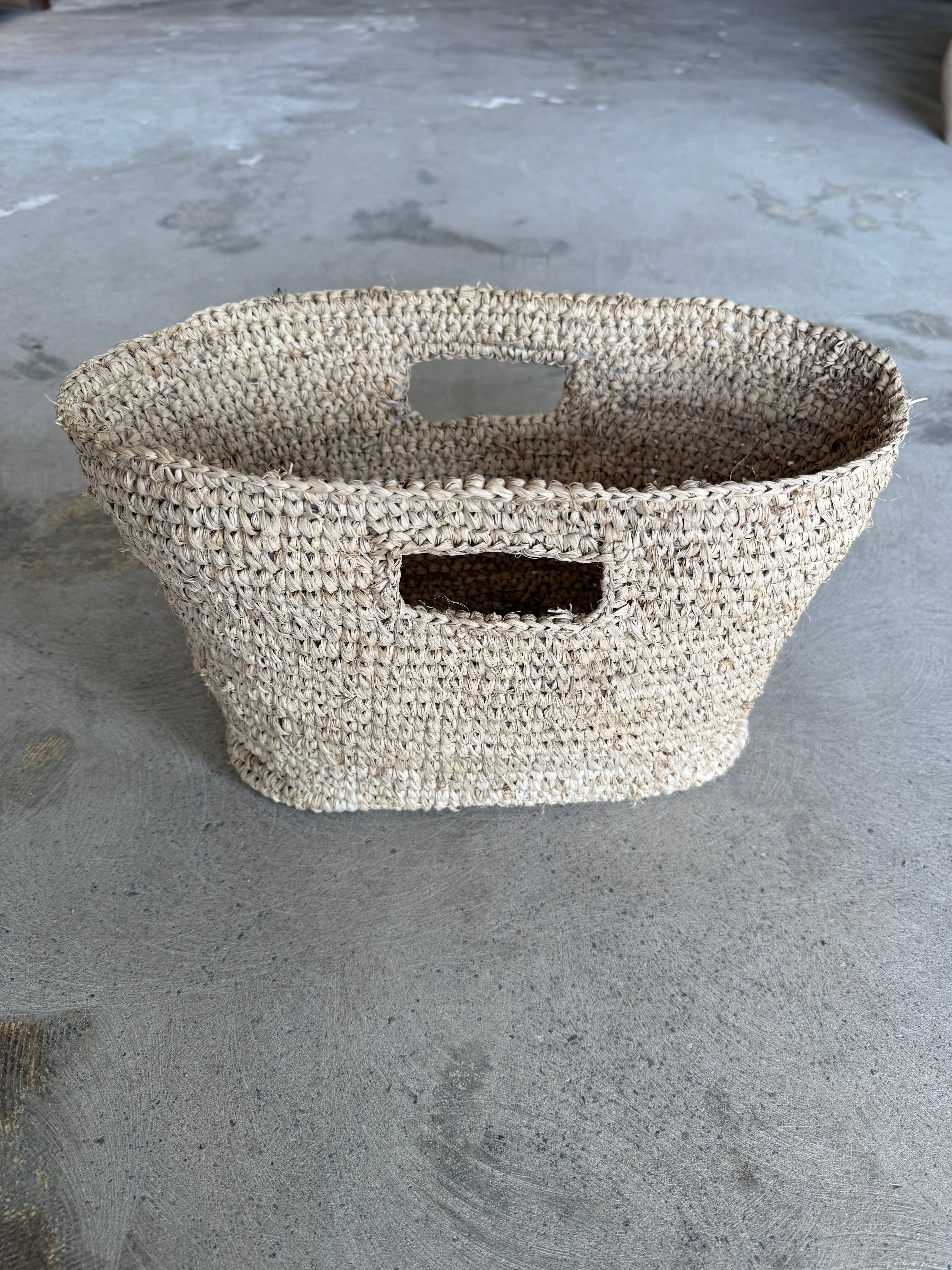 Straw Bucket Bag