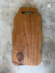 Teak Cutting Board Large (large handle)