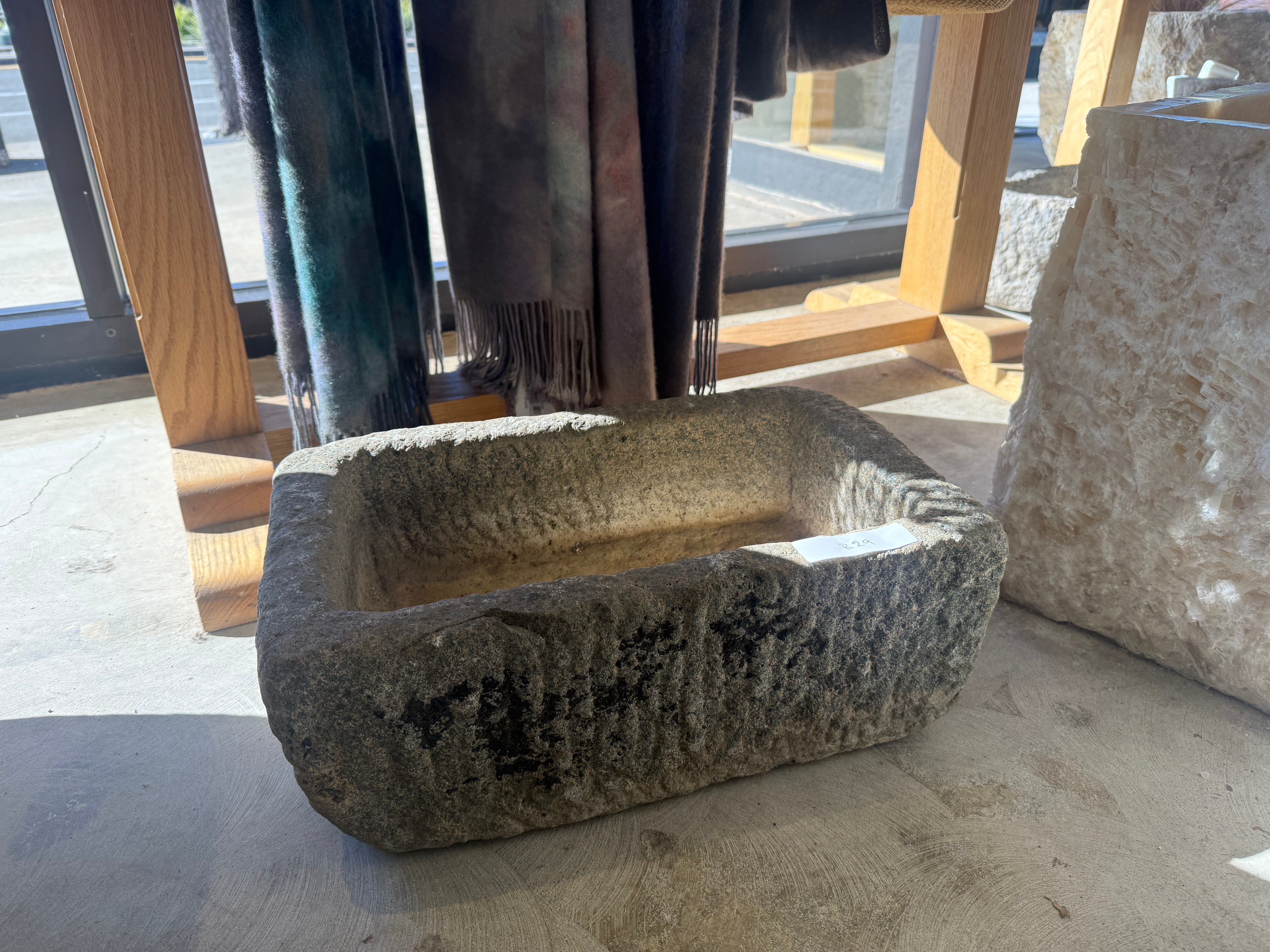 Mini Limestone Trough - Rectangle