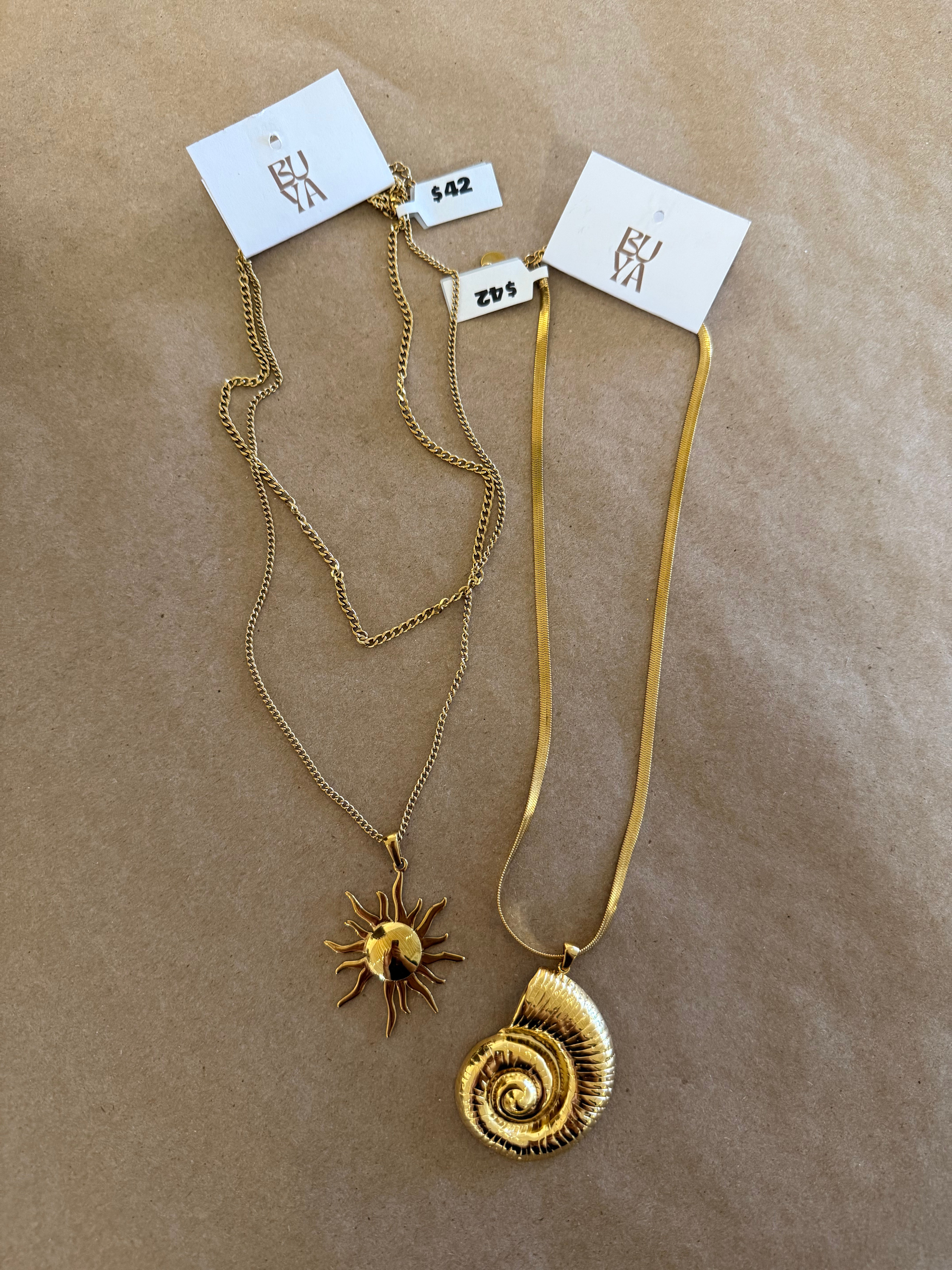 BUYA NECKLACE CHAIN + CHARM