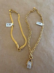 BUYA NECKLACE GEM/SNAKES/CHUNKY