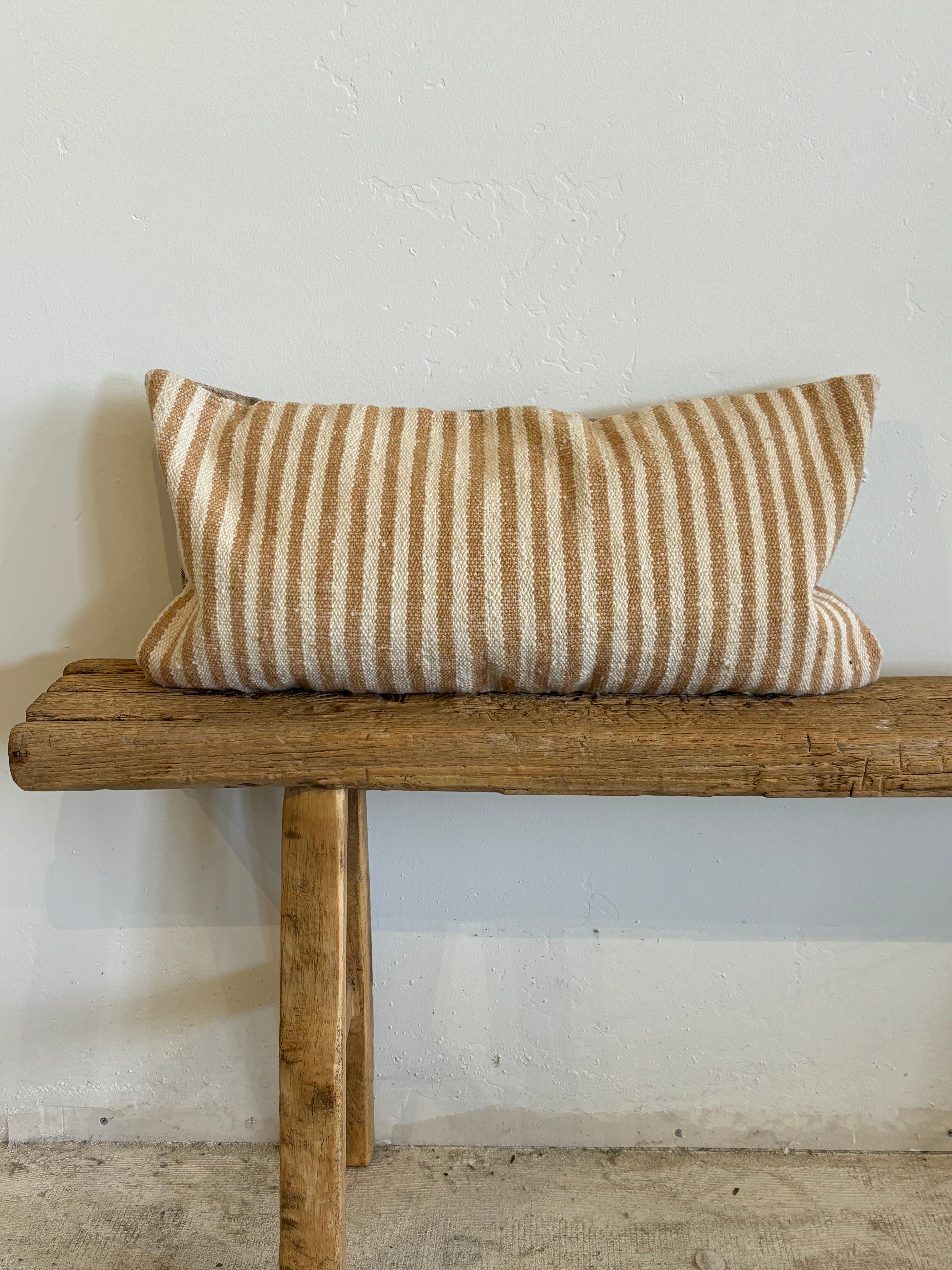 Turkish Kilim Lumbar Pillow