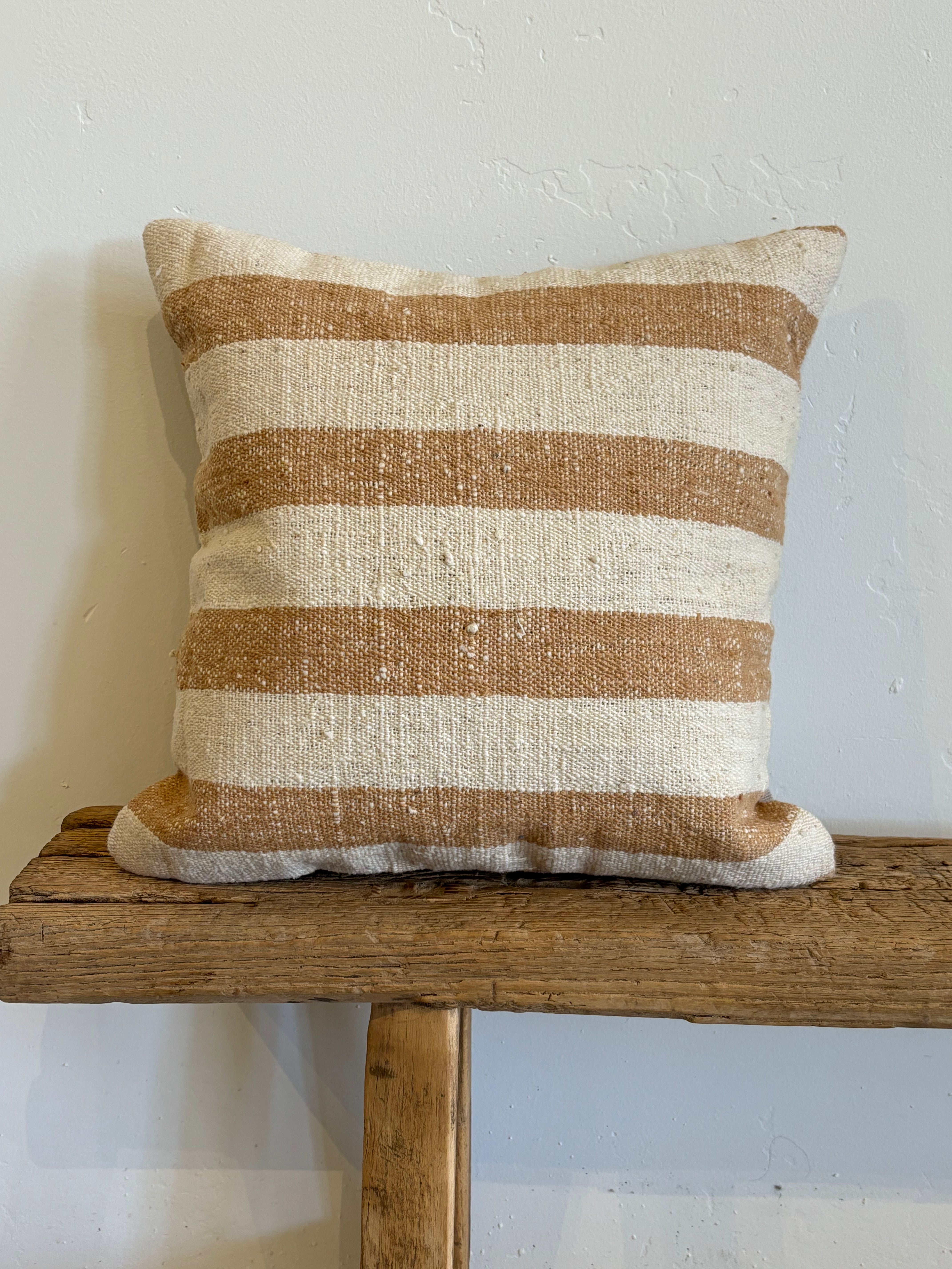 Turkish Kilim Throw Pillow Striped