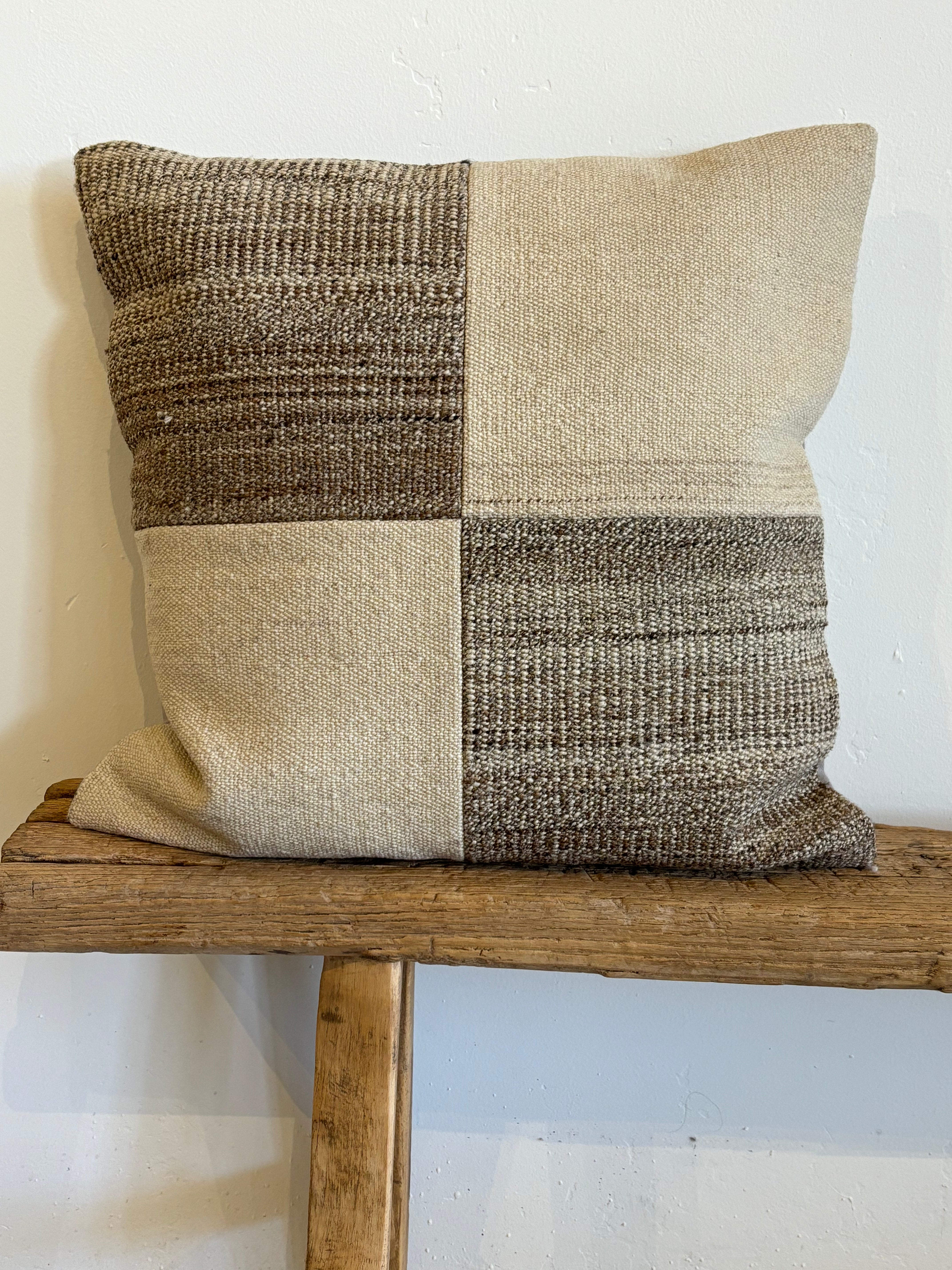 Turkish Throw Pillow Checkered