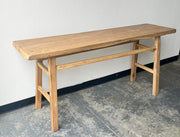 Old Elm Long Console Table (In Store Pickup Only)