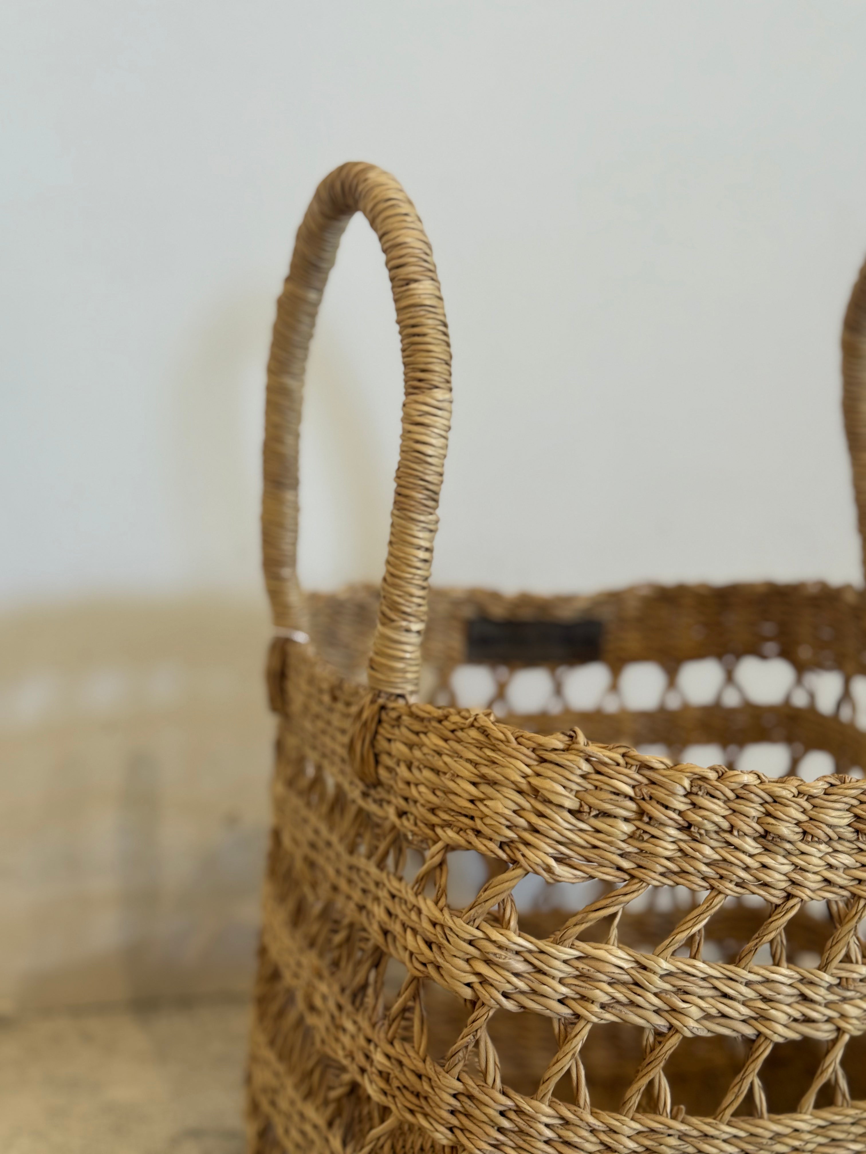 Handmade Square Storage Basket Small