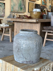 Indo Grey Textured Pot