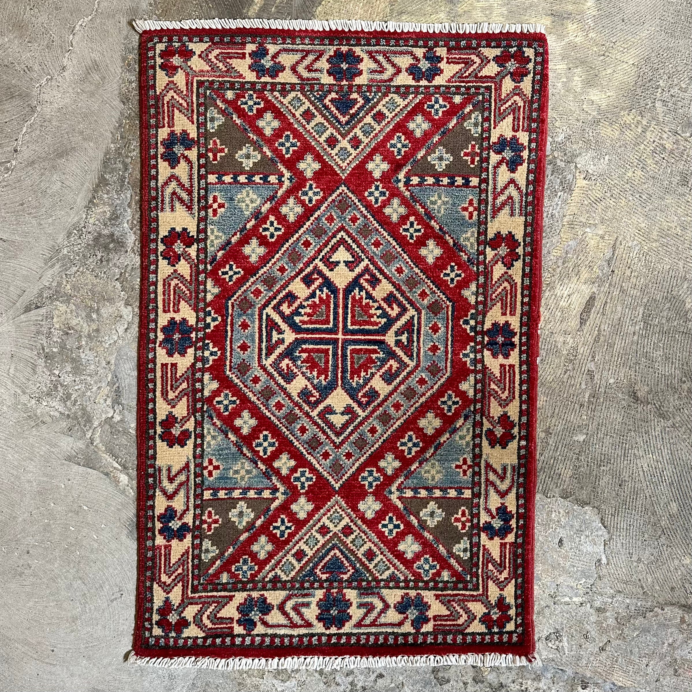 Kazak Mini Rug 3 (High Pile Designs)