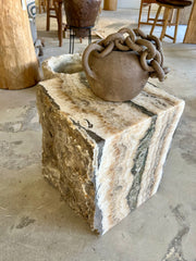 Raw Onyx Side Table