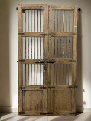 Iron Indian Gate Door Set