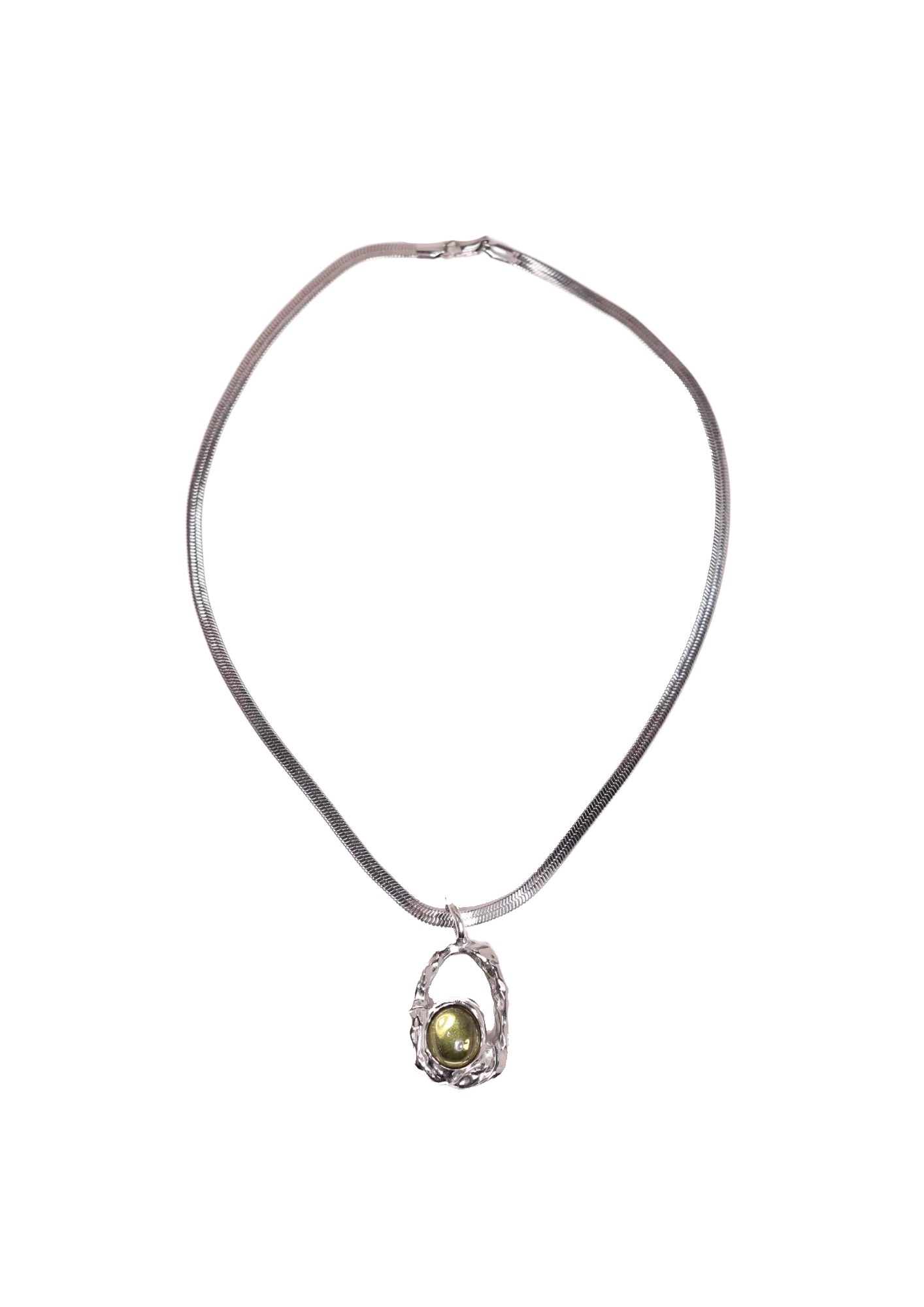 Malibu Locket Necklace Silver