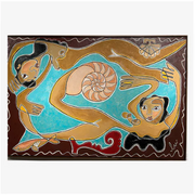 Blue Crush Framed Print