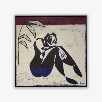 Hot in the Shade Framed Print