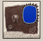 The Backyard  Framed Print