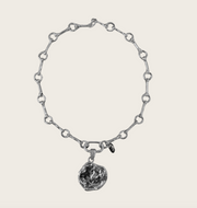 Zahara Locket Necklace Silver
