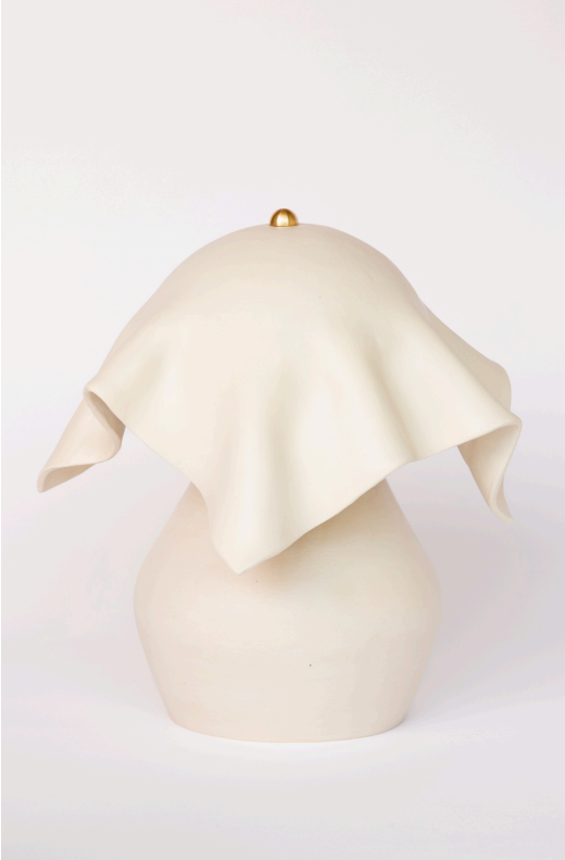 Draped Lamp Alabaster
