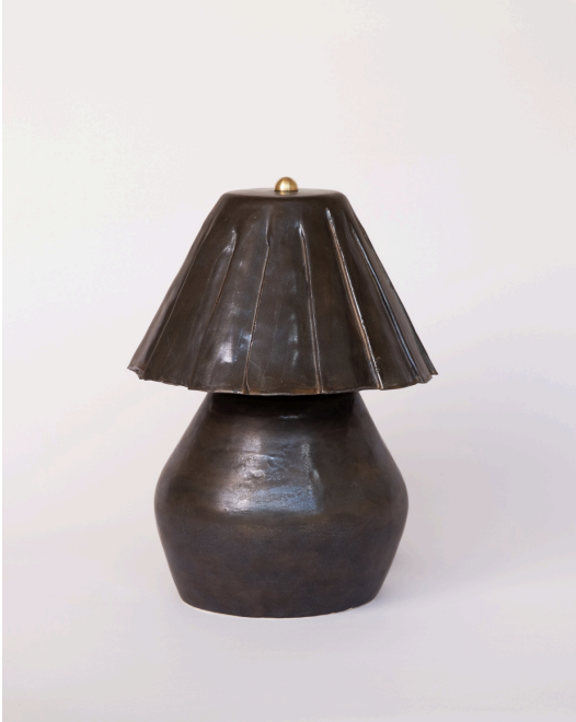Pleated Lamp Bronze