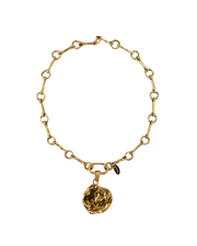 Zahara Locket Necklace Gold