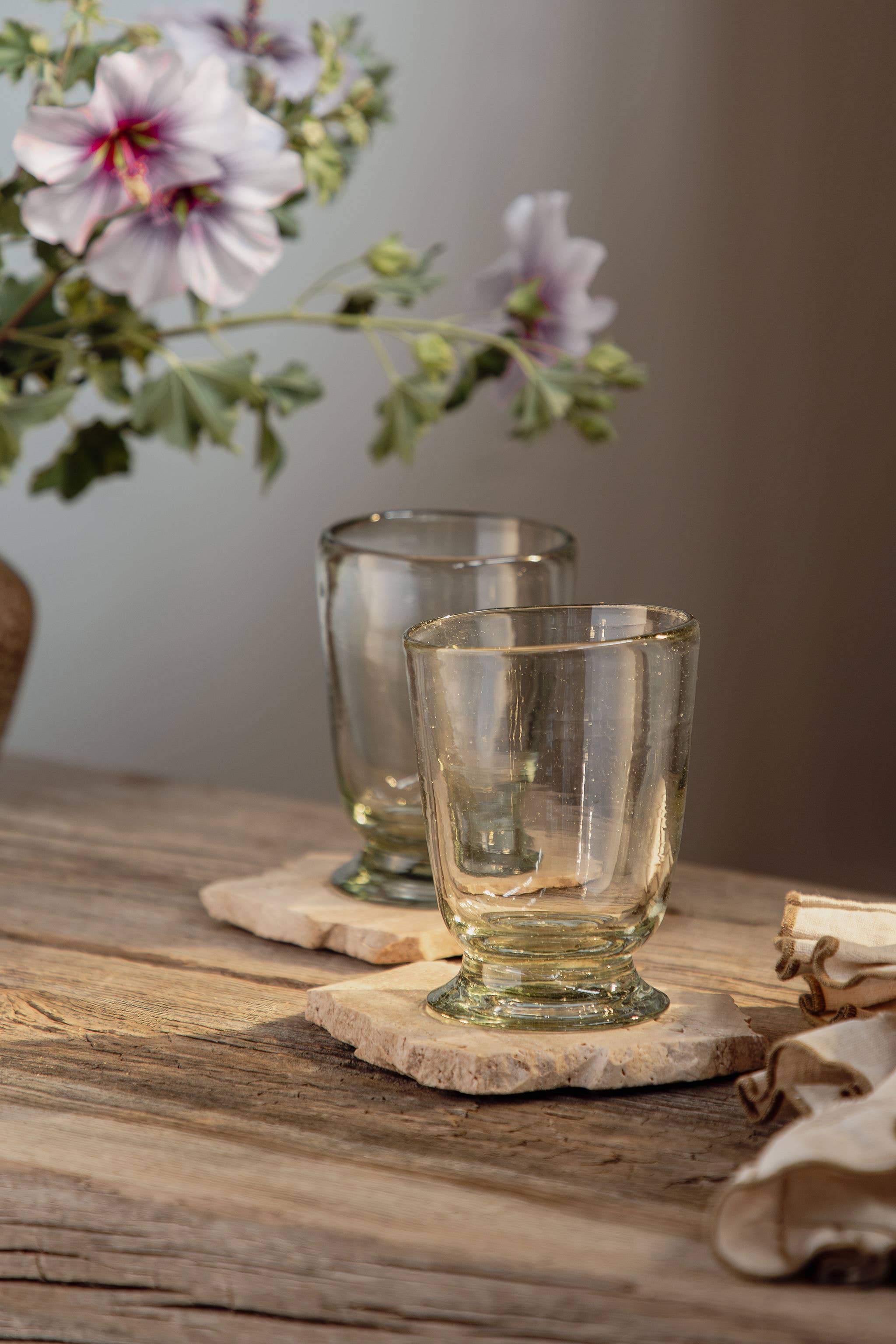 Handblown Footed Glass – Roam Homeware