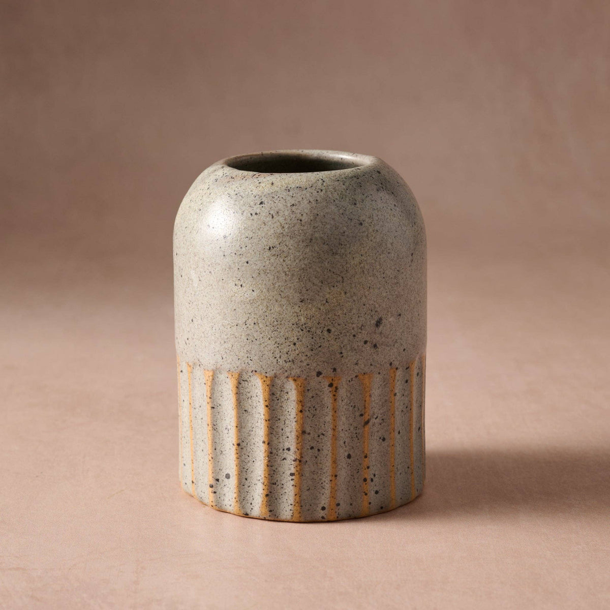 Sundara Fluted Ceramic Vase