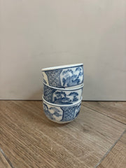 Blue and White Tea/ Espresso Cups